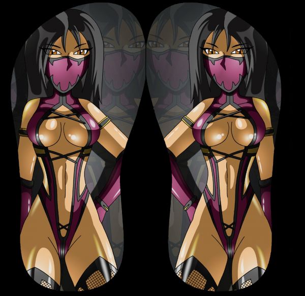 Chinelo do Mortal kombat Kitana Chibi