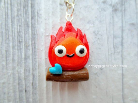 Calcifer, o demônio do fogo (Howl's Moving Castle)