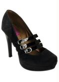 Sapato lolita com Fivela Preto